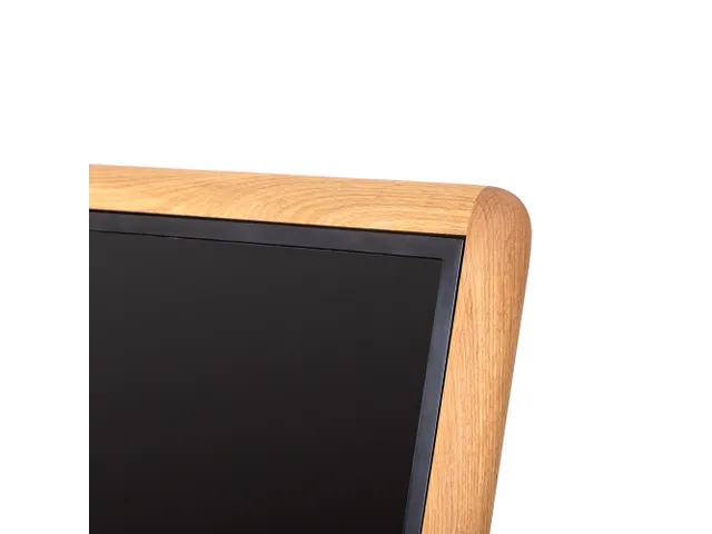 Chevalet numérique double face avec écran Samsung 43 bois