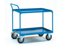 Tafelwagen 4922 Staalplaat En Rand 2 Etages 400kg 1000x700mm
