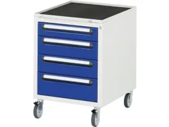 verrijdbaar ladeblok,v. werkbank,HxBxD 690x480x600mm,4lade(n)