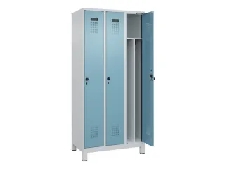 locker voor scheiding van kleding,HxBxD 1950x900x500mm,3vak - 1