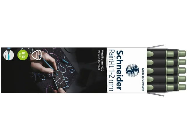 Metallic liner Schneider Paint-It 020 1-2mm vintage groen metallic