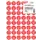 Agipa Kortinglabel -50% rood 192 stuks verwijderbaar