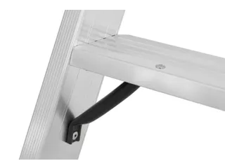 platformladder,bordes HxBxD 1420x440x400mm,6treden,aluminium - 7