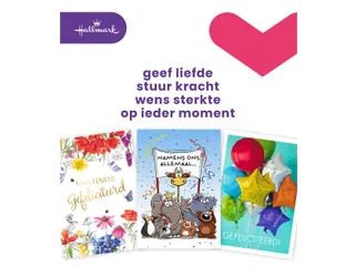 Wenskaart Hallmark Business Box verjaardag A4 navulset à 8 stuks - 1