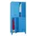 dubbeldekse locker,HxBxD 1850x800x500mm,2x2vak.,RAL7035,front RAL5012