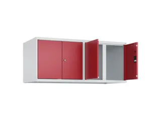 opzetkast,v. locker,4vak.,vak B 300mm,HxBxD 500x1200x500mm,vleugeldeur - 2