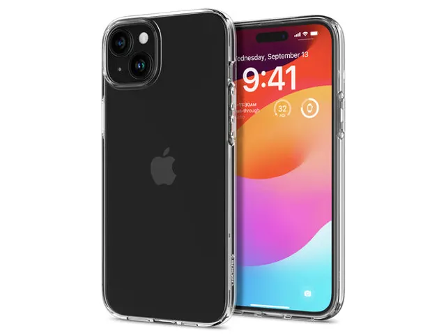 Spigen Liquid Crystal iPhone 15 hoesje transparant