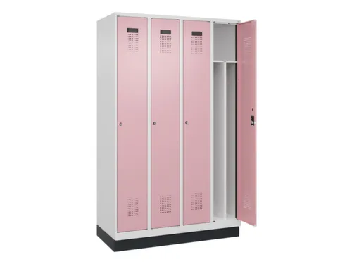 locker voor scheiding van kleding,HxBxD 1950x1200x500mm,4vak