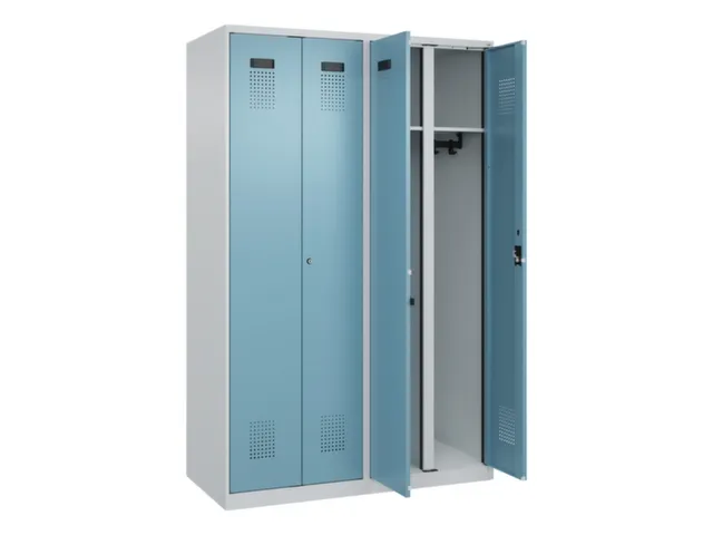locker voor scheiding van kleding,HxBxD 1850x1200x500mm,4vak