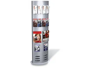 Infozuil HxBxD 1650x600x320mm Tweezijdig Bruikbaar RAL9006 - 2