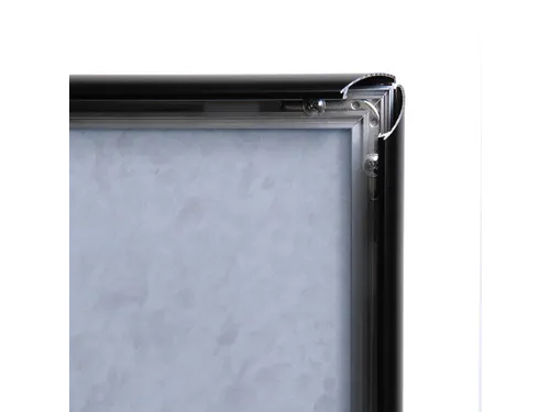 Menustandaard Design Standaard Zwart 25 mm Rechte Hoeken A4
