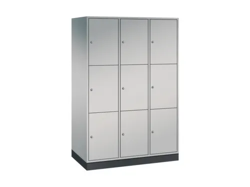 grootvolume-lockersysteem,HxBxD 1950x1220x600mm,3x3vakken,cil.-slot