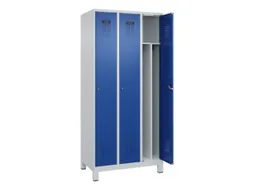 locker voor scheiding van kleding,HxBxD 1950x900x500mm,3vak