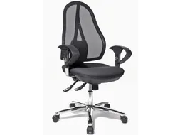 Bureaustoel Topstar open point sy deluxe zwart stof