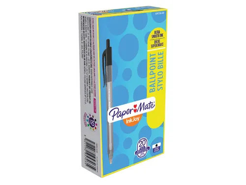 Balpen Paper Mate Inkjoy 100RT medium zwart