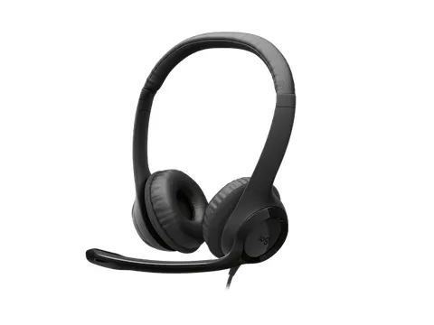 Logitech H390 USB- computerheadset USB-C 981-001576 zwart
