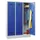 lockerkast,HxBxD 1850x1200x500mm,3vak,RAL7035,front RAL5012