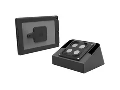 Magnetix Secured Tablet Capsule Zwart Bureausteun