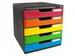 Ladenbox Modulo A4 5 Lades Afsluitbaar Met Sleutel Harlekijn Glossy