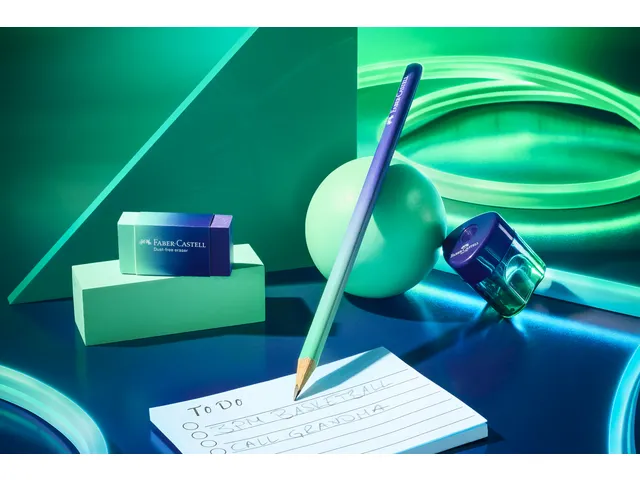 Taille-crayon Faber-Castel mini 1 trou Flow Edition présentoir 24 pcs