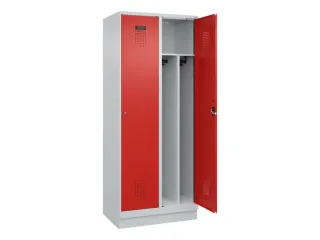 locker voor scheiding van kleding,HxBxD 1950x800x500mm,2vak - 1