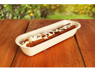 Snackbakje IEZZY A16 suikerriet PFAS-vrij 210x71x33mm 50 stuks - 3