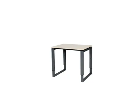 Domino Plus Bureau Hoogte Verstelbaar 800x600mm Robson Eiken Zwart