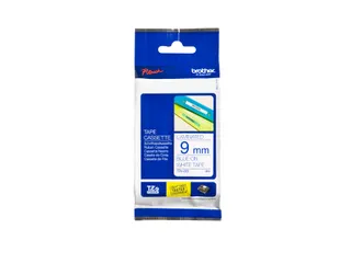 Labeltape Brother P-touch TZe-223 standaard 9mm blauw op wit - 4