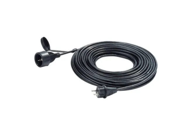 Verlengkabel,v. stof-/waterzuiger,kabel 20m,stekker geaarde stekker