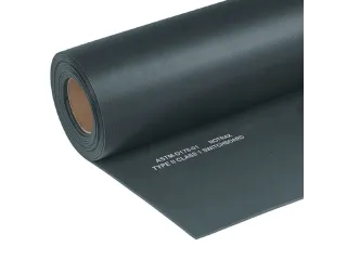 ESD-werkplekmat,rol,ESD,7500 V,LxB 22800x910mm,PVC,geribd,isolerend - 2