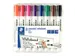 Feutre tableau blanc Staedtler Lumocolor 351 assorti set 8 pièces