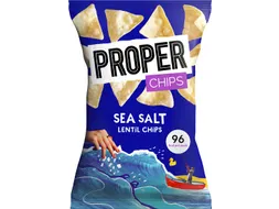 Proper Lentil Chips Sea Salt 20 Gram