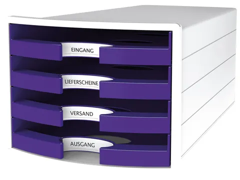 Ladekast HAN Impuls met 4 open laden paars