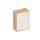 schuifdeurkast,HxBxD 1150x800x430mm,decor romp beuken,decor front wit