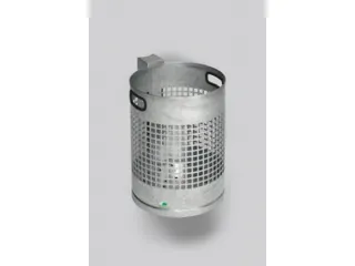 Afvalbak 30 Liter H X Ø 460x 330mm Draadgaaswand Staal Mosgroen - 1