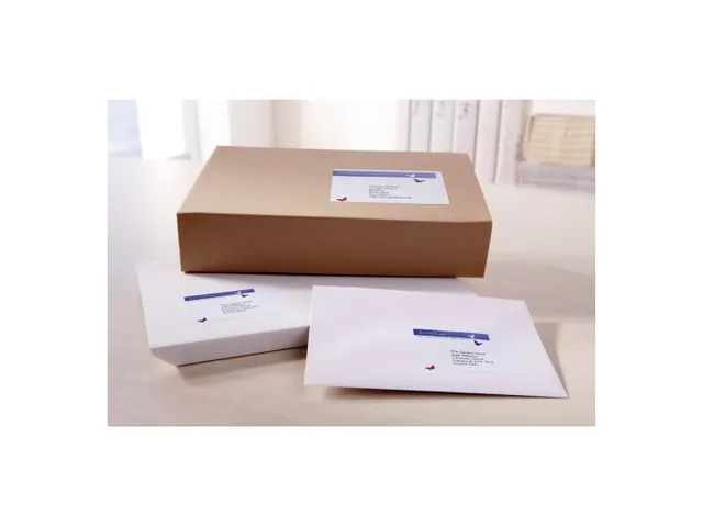Etiket Avery J8167-25 199.6x289.1mm wit 25stuks