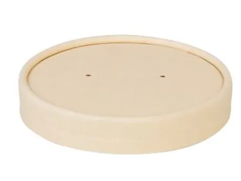 Deksel Bamboepapier 90mm natur el doos 20x25 st
