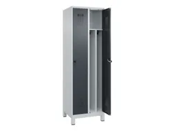 locker voor scheiding van kleding,HxBxD 1950x600x500mm,2vak