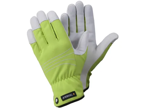 Tegera 290 allround lederen handschoenen, groen/grijs, maat 10, per 6