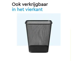 BRASQ Papierbak 12 liter Zwart Rond Set van 2 WBBRO2 - 7