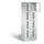 Lockerkast 1800x610x500mm 2x4 vakken Cilinderslot, Sokkel, RAL7035