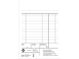 Kassablok Djois Atlanta met kopie (carbon) 142x100mm 50x2vel wit - 2