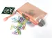 Pochette à fermeture éclair Foldersys EVA A7 sans PVC orange pastel