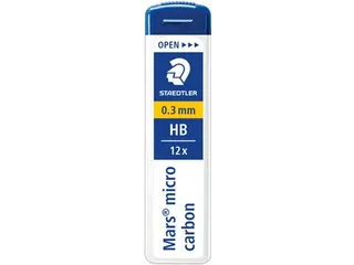 Staedtler Potloodstiften Mars 0.3 mm HB, Etui van 12 Stuks - 1