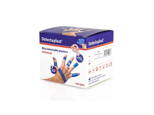 Detectaplast Universal metaal en X-ray detecteerbare pleister blauw