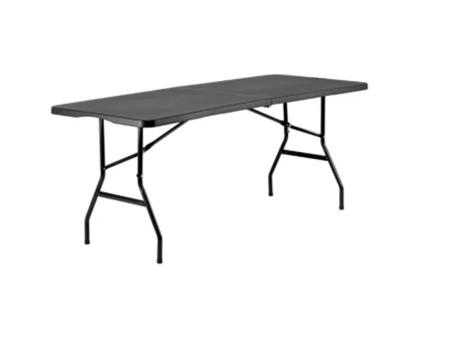 Vouwtafel BRASQ 180x70x74cm FT180 zwart