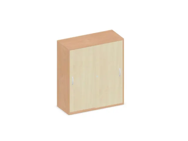 Schuifdeurkast 1150x1000x430mm Romp Beuken Decor Front Esdoorn