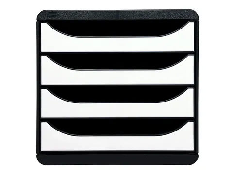 Big-box Classic Ladenblok 4 Laden A4+ Zwart Wit