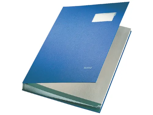 Vloeiboek Leitz 5700 blauw 20 vakken