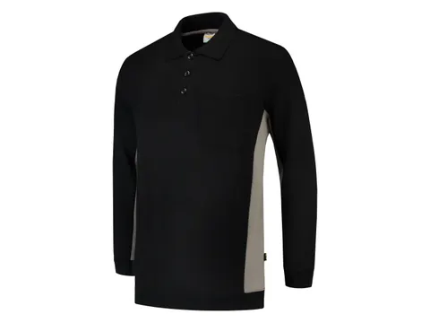 Tricorp TS2000 302001 Bicolor polosweater, zwart/antraciet, maat S, pe